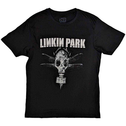 Linkin Park Men's Reanimation Robot Sketch T-Shirt Navy